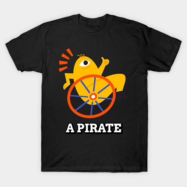 Handicap Pirate, Handicap and Disability T-shirts and Designs, Disability Humor, Funny Handicap, Disability Awareness, Disabled, Ability T-Shirt by AbsurdStore